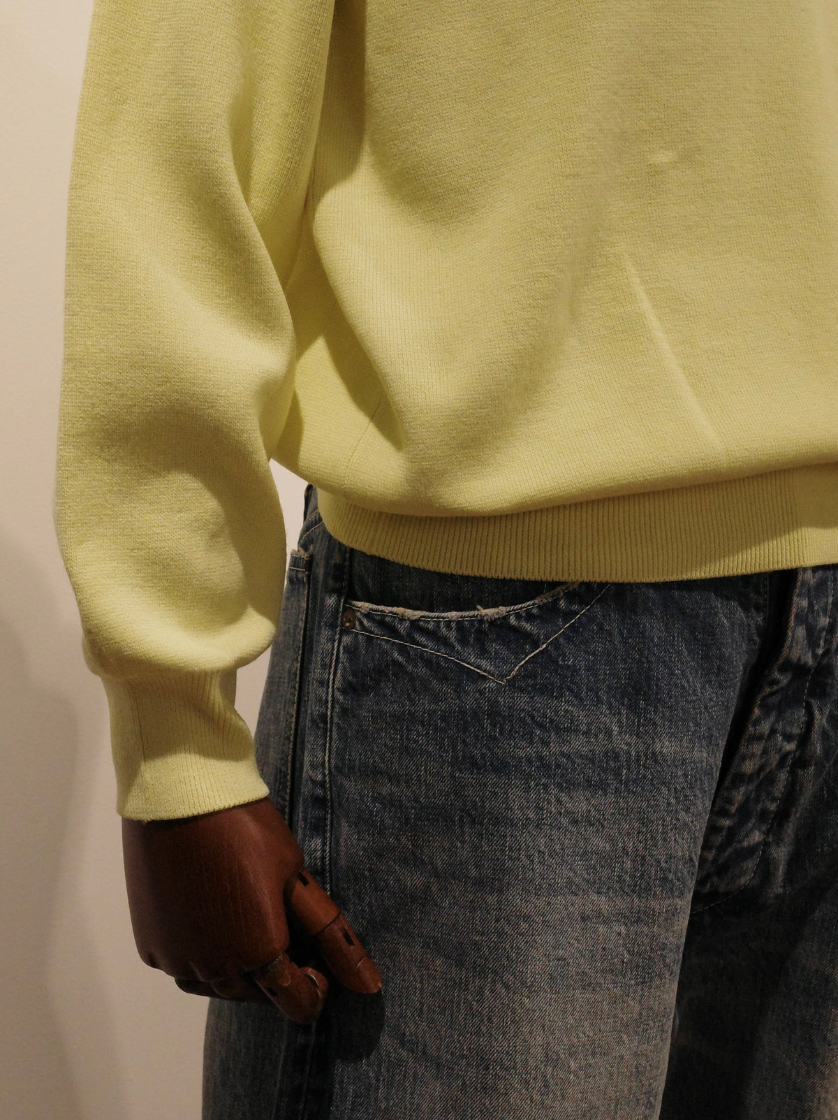 LONG SLEEVE POLO SWEATER