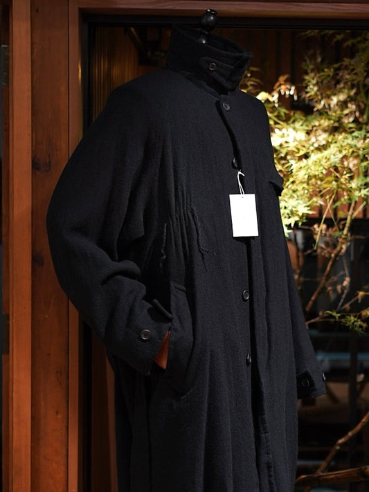 WASHED WOOL / BELTED COAT