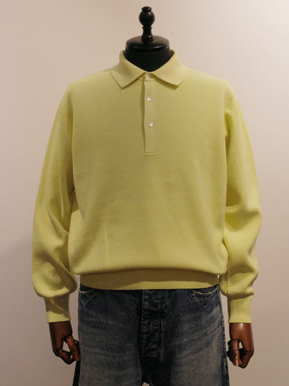 LONG SLEEVE POLO SWEATER