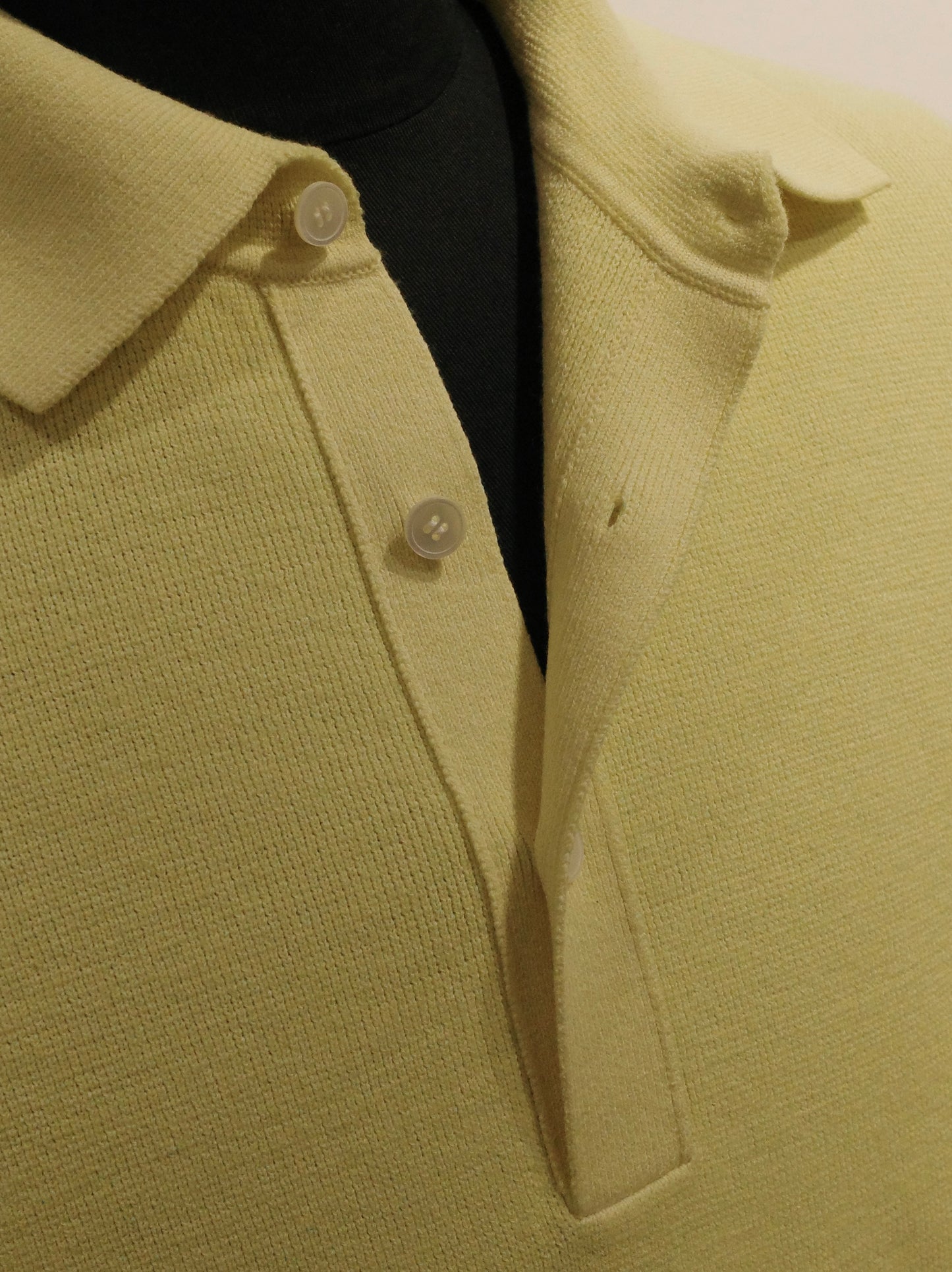 LONG SLEEVE POLO SWEATER