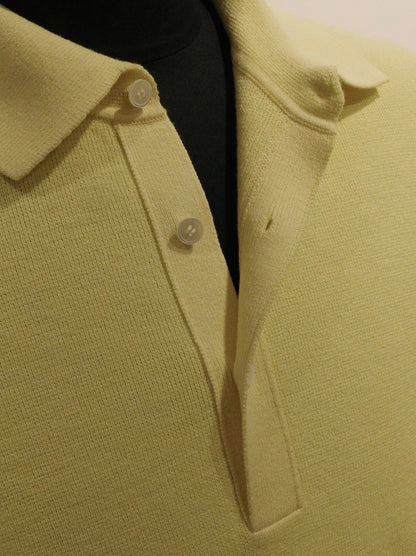 LONG SLEEVE POLO SWEATER