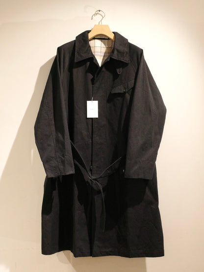 DOUBLE FACE COTTON / BELTED COAT