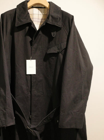 DOUBLE FACE COTTON / BELTED COAT