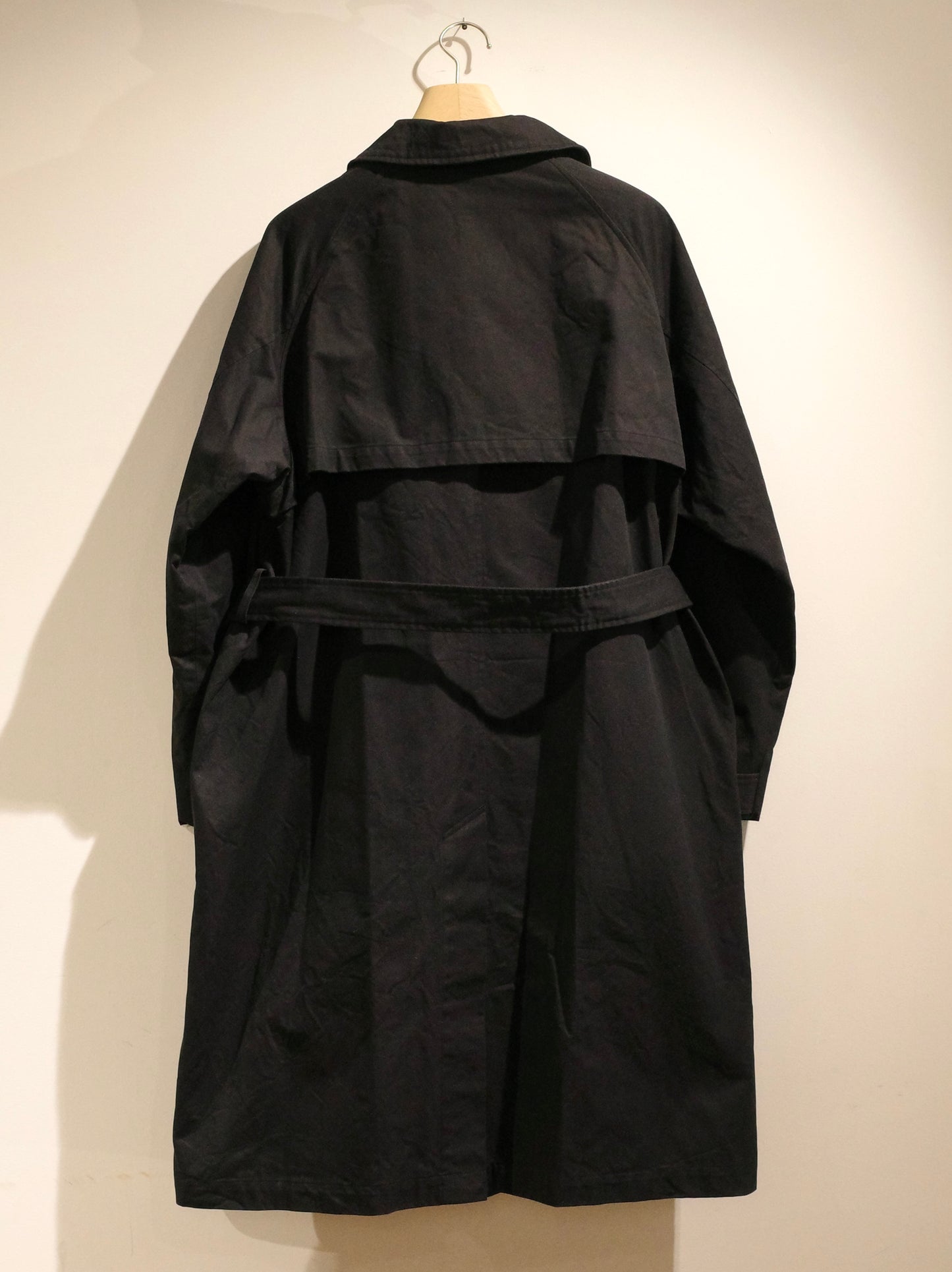 DOUBLE FACE COTTON / BELTED COAT