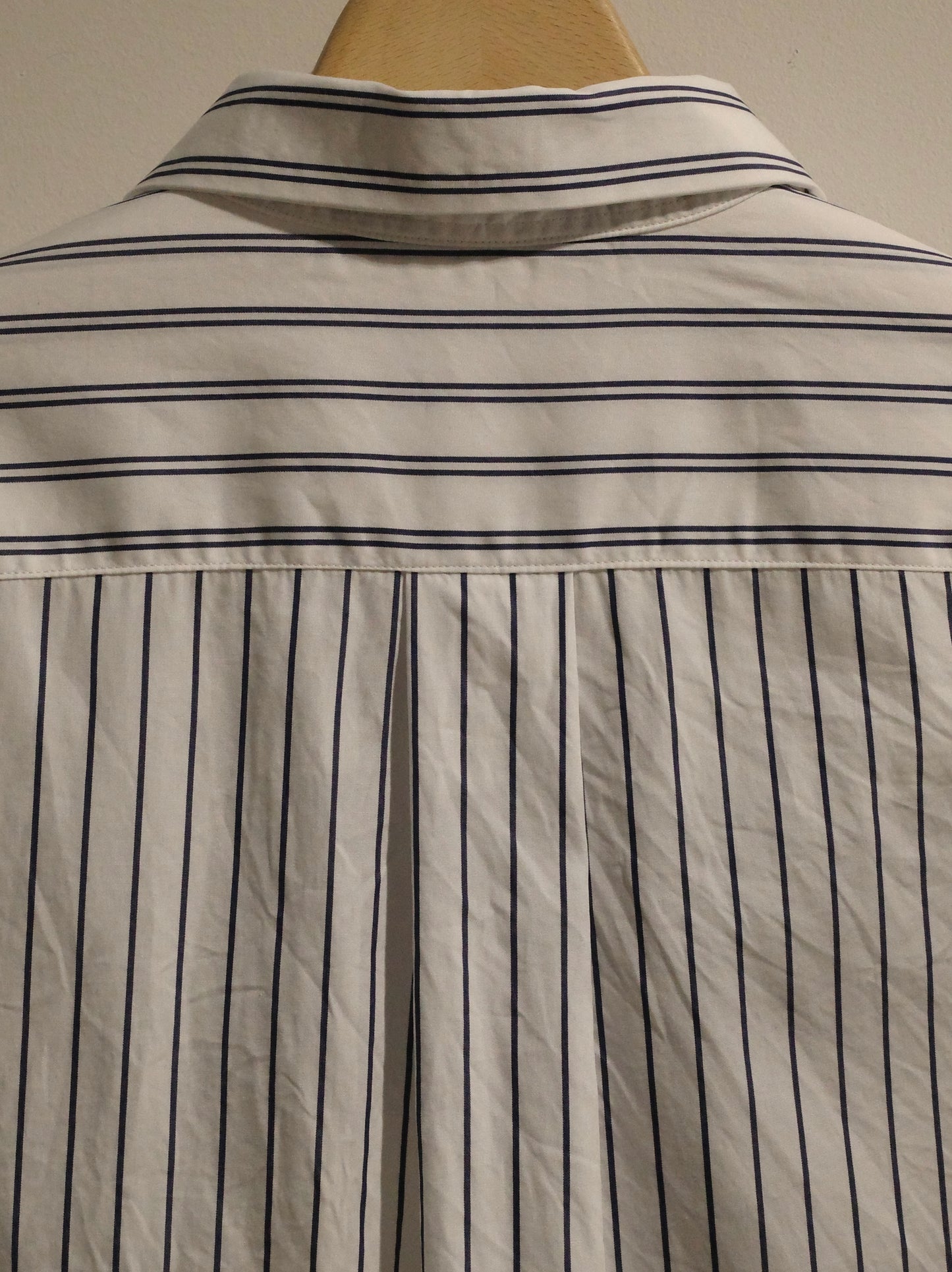 FINE COTTON STRIPE / REGULAR COLLAR SHIRT