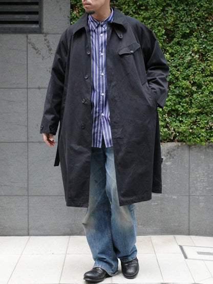 DOUBLE FACE COTTON / BELTED COAT