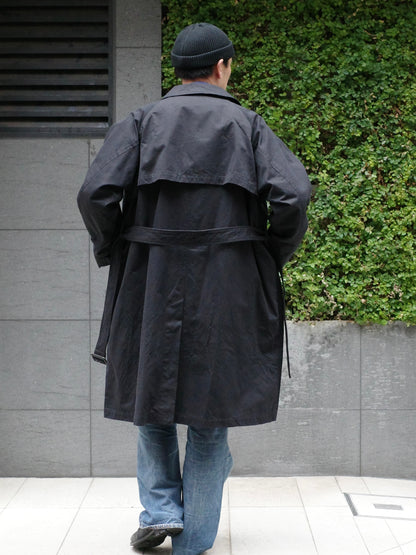 DOUBLE FACE COTTON / BELTED COAT