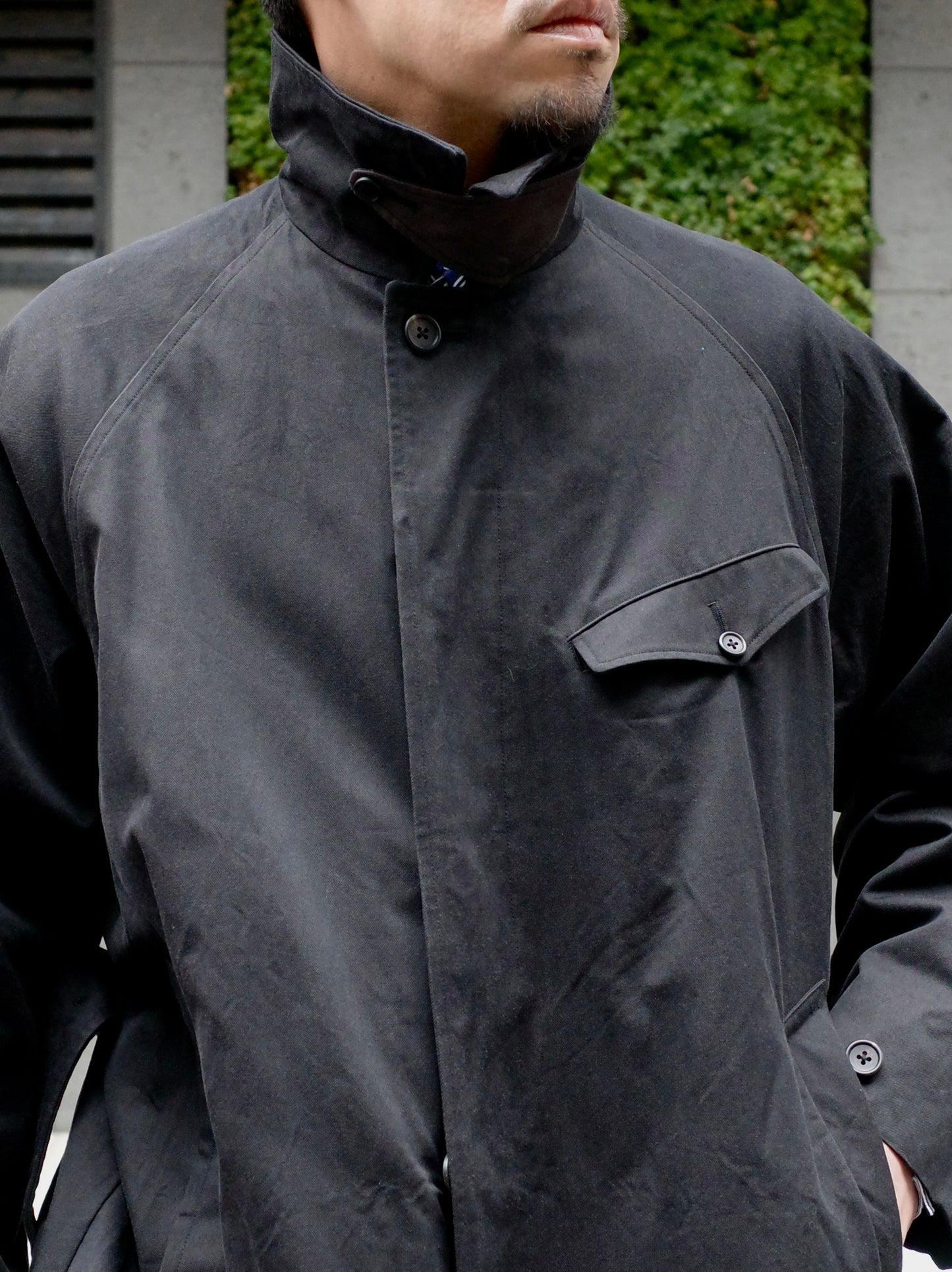 DOUBLE FACE COTTON / BELTED COAT