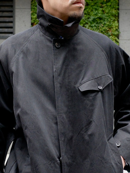 DOUBLE FACE COTTON / BELTED COAT