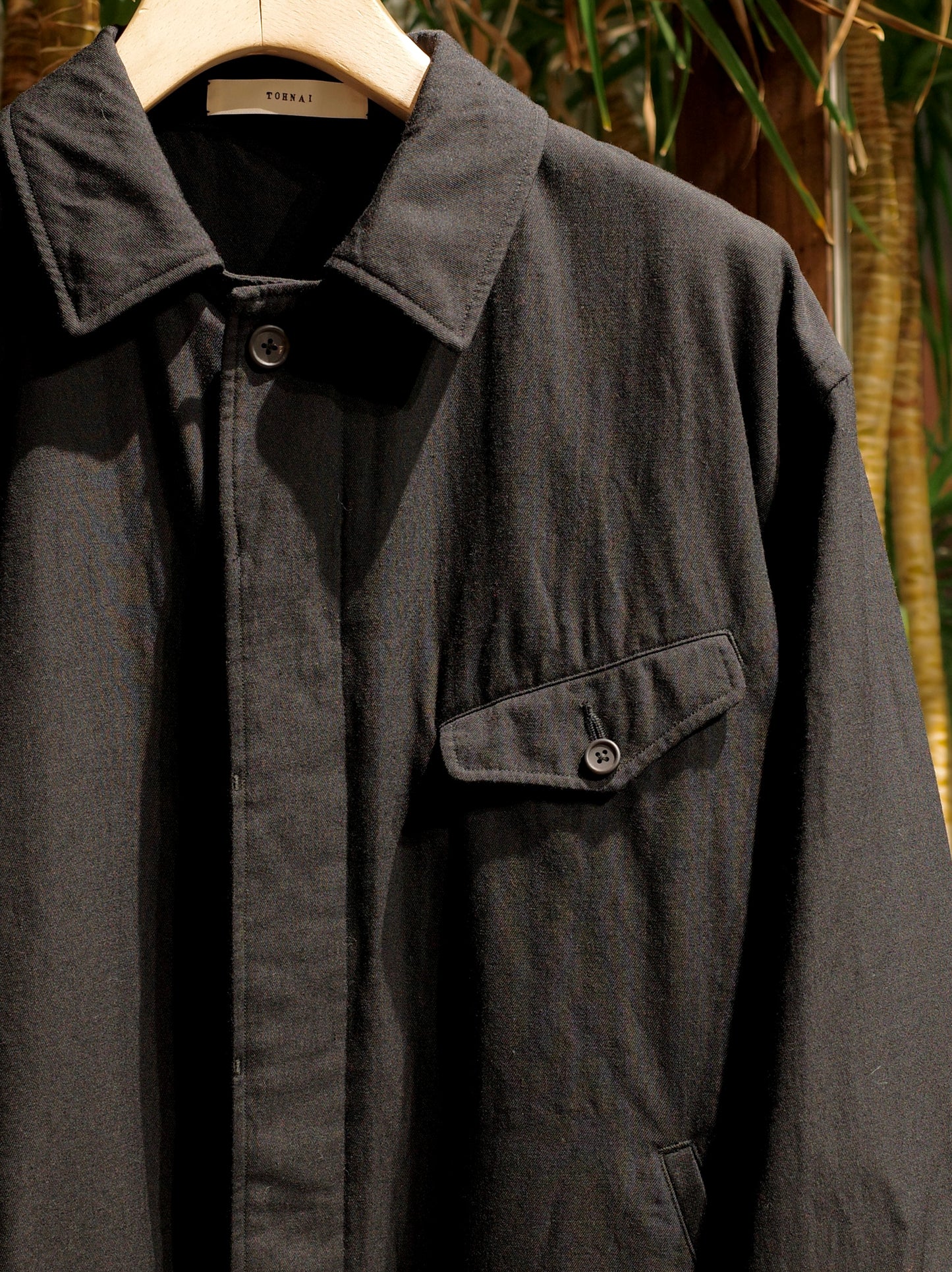 WOOL SILK GABARDINE / WORK JACKET