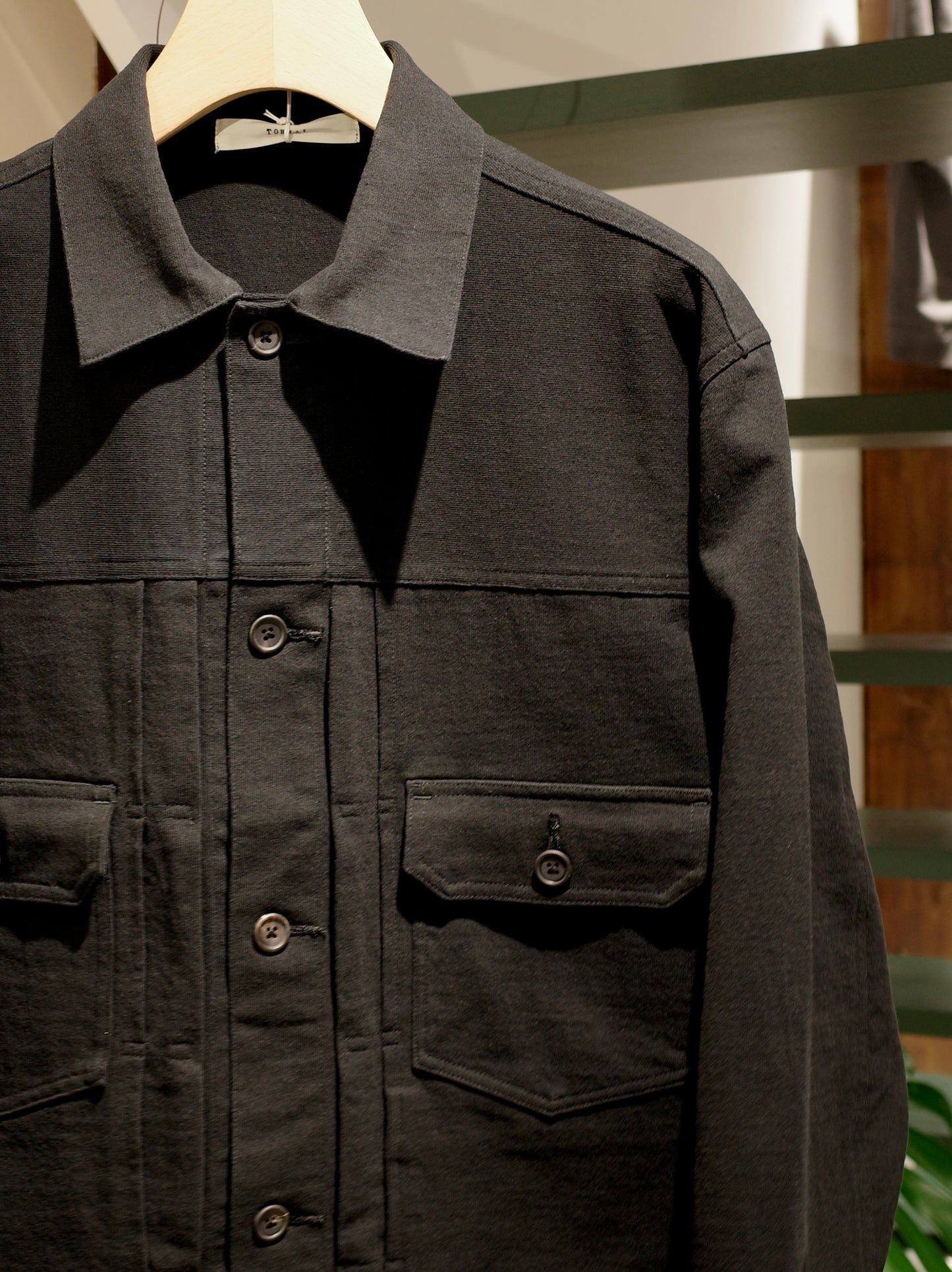 COTTON DENSE JERSEY / TRUCKER JACKET