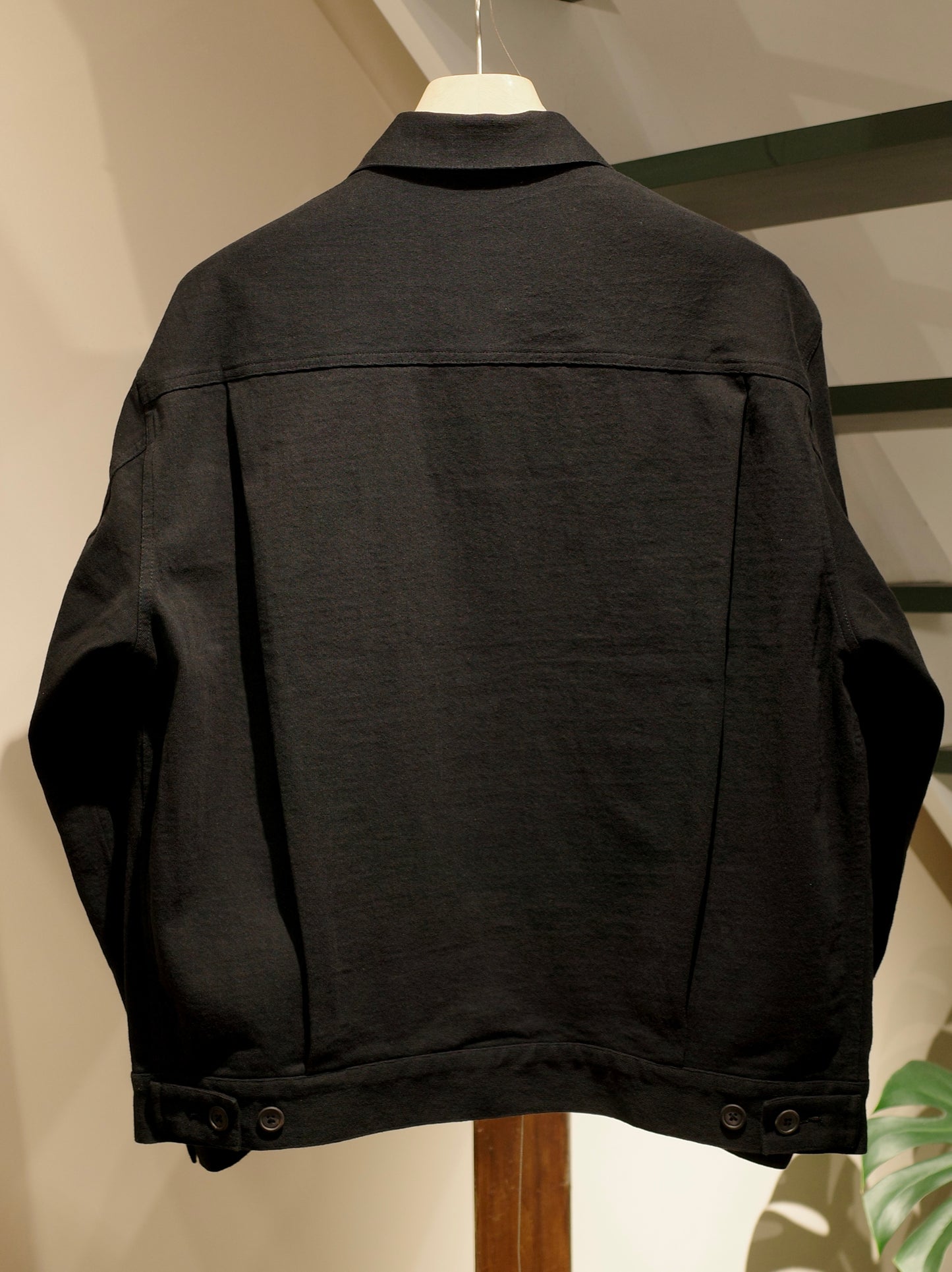 COTTON DENSE JERSEY / TRUCKER JACKET