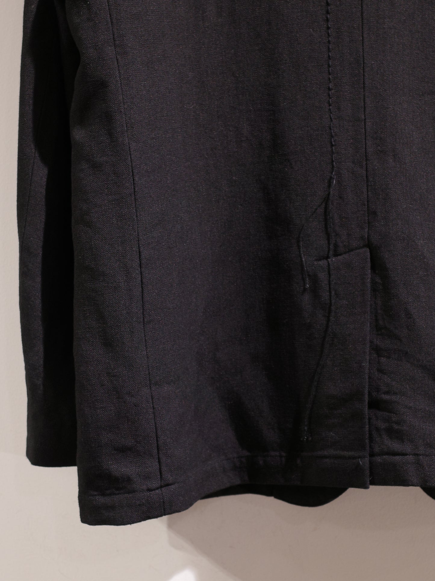 ROUGH LINEN CANVAS / 2B JACKET