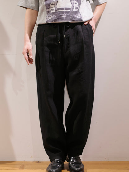 ROUGH LINEN CANVAS / RELAXED TROUSER