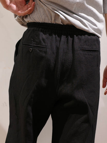 ROUGH LINEN CANVAS / RELAXED TROUSER