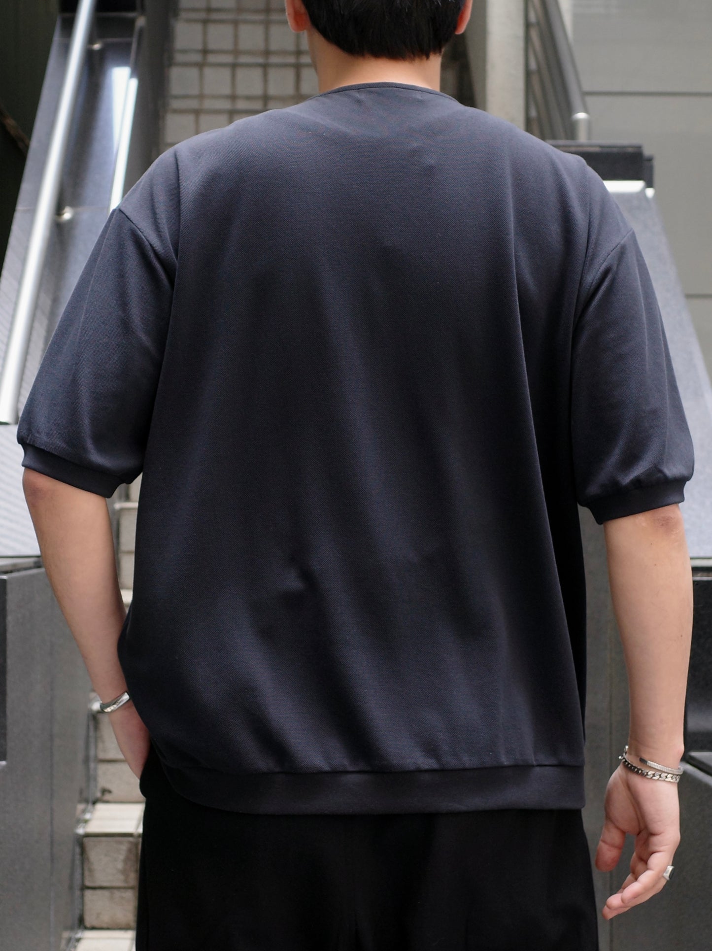 エイルスーピマピケ ヘンリーネックS/S