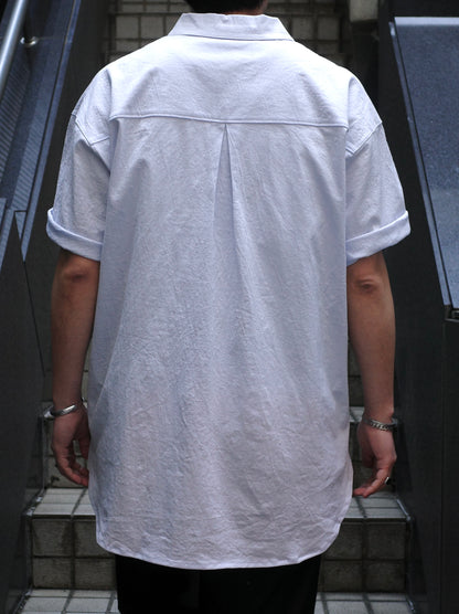塩縮ジャージースキッパーシャツS/S