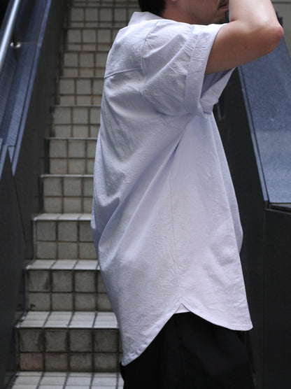 塩縮ジャージースキッパーシャツS/S