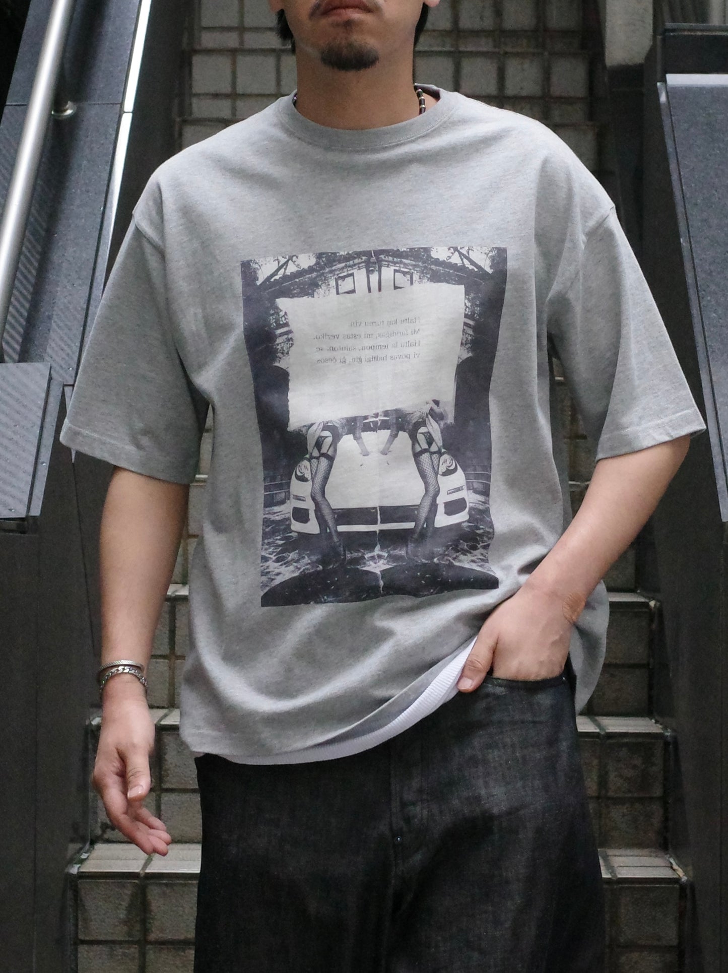Print T-Shirt collaborated with Zenji Fujiyama -espi&-