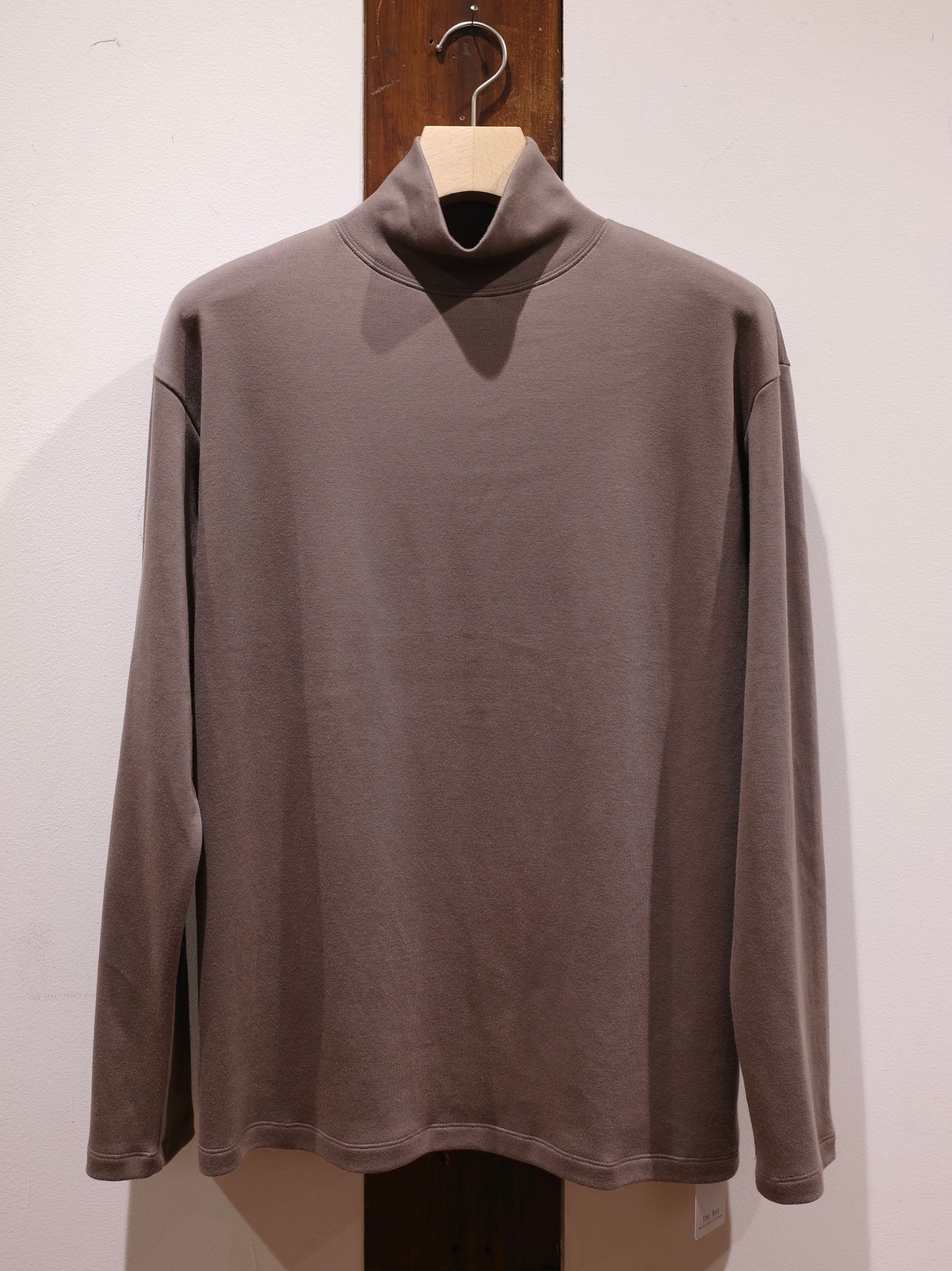 EIR SUPIMA INTERKOCK HIGH NECK LONG SLEEVESHIRT