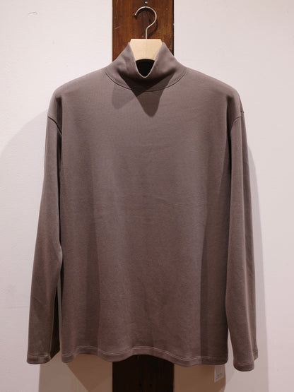EIR SUPIMA INTERKOCK HIGH NECK LONG SLEEVESHIRT