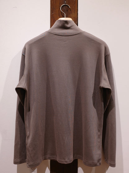EIR SUPIMA INTERKOCK HIGH NECK LONG SLEEVESHIRT