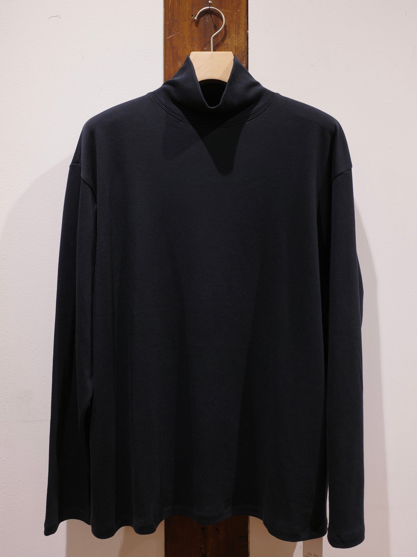 EIR SUPIMA INTERKOCK HIGH NECK LONG SLEEVESHIRT