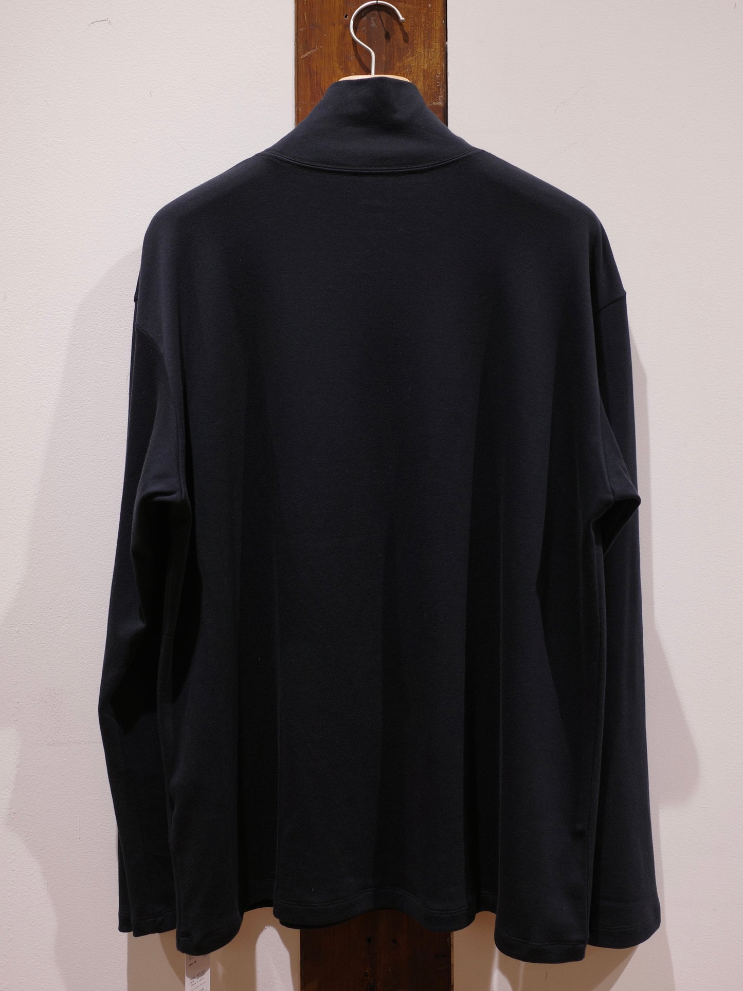 EIR SUPIMA INTERKOCK HIGH NECK LONG SLEEVESHIRT