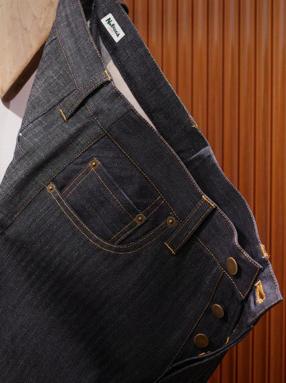 Denim Front x Tailored Back BAGGY PANTS