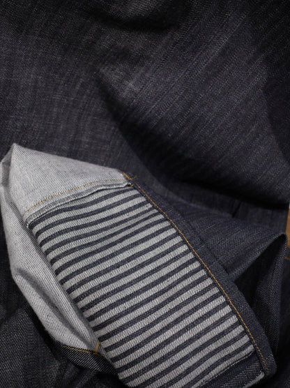 Denim Front x Tailored Back BAGGY PANTS