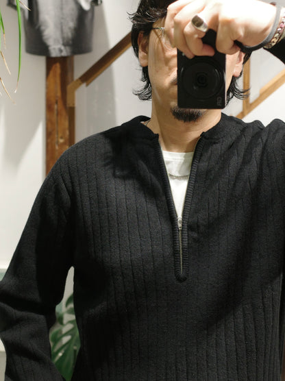 SADDLE SHOULDER HALF ZIP