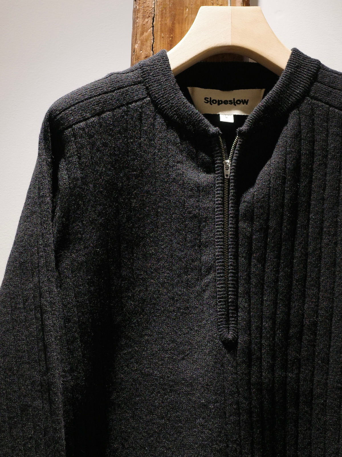SADDLE SHOULDER HALF ZIP