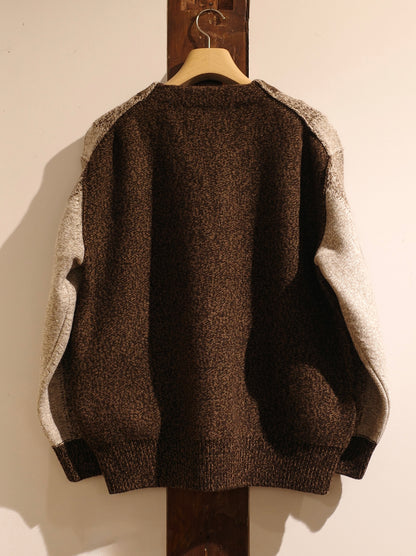 INTARSIA ZIP CADIGAN