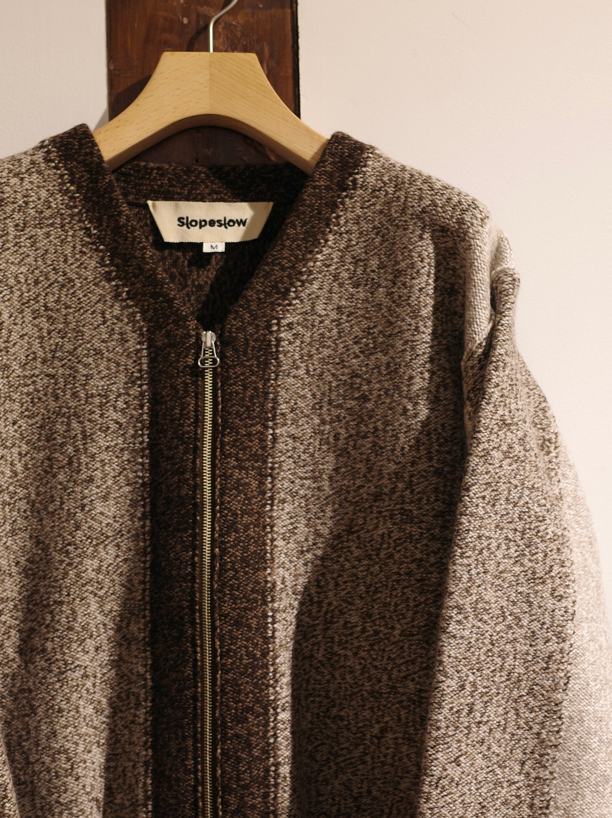 INTARSIA ZIP CADIGAN