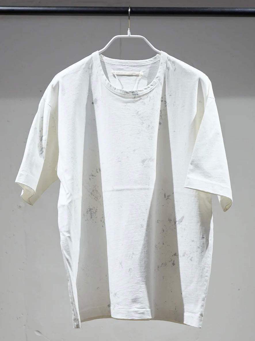 CREW NECK T-SHIRT / HAND DYED COTTON（ムラ染）