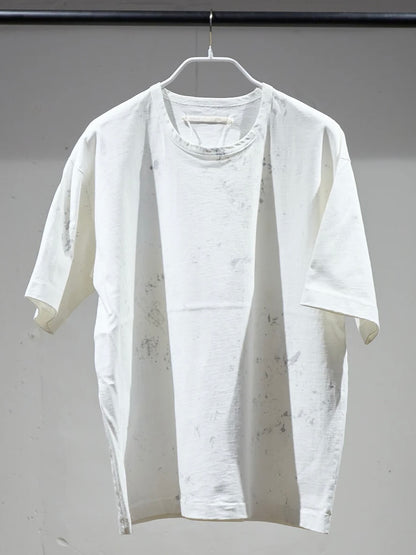 CREW NECK T-SHIRT / HAND DYED COTTON（ムラ染）