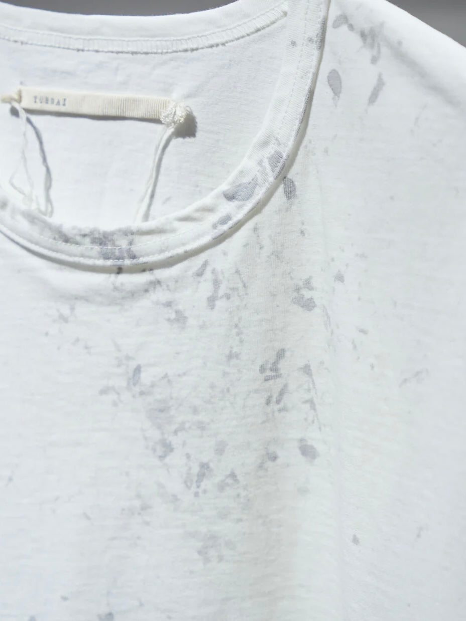 CREW NECK T-SHIRT / HAND DYED COTTON（ムラ染）