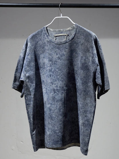 CREW NECK T-SHIRT / HAND DYED COTTON（ムラ染）