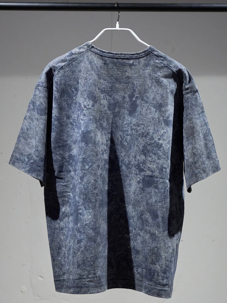 CREW NECK T-SHIRT / HAND DYED COTTON（ムラ染）