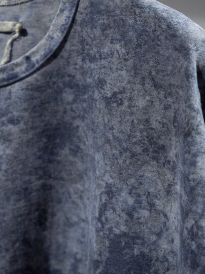 CREW NECK T-SHIRT / HAND DYED COTTON（ムラ染）