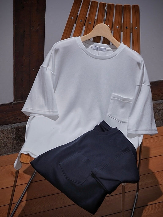 エイルスーピマスムース ポケット付き S/S