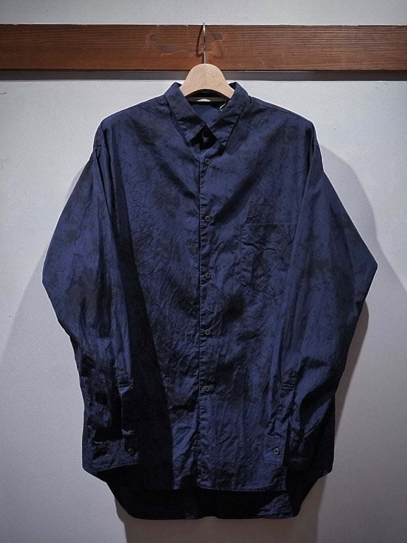 REGULAR COLLAR SHIRT / ムラ染