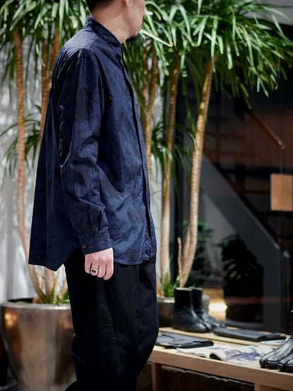 REGULAR COLLAR SHIRT / ムラ染