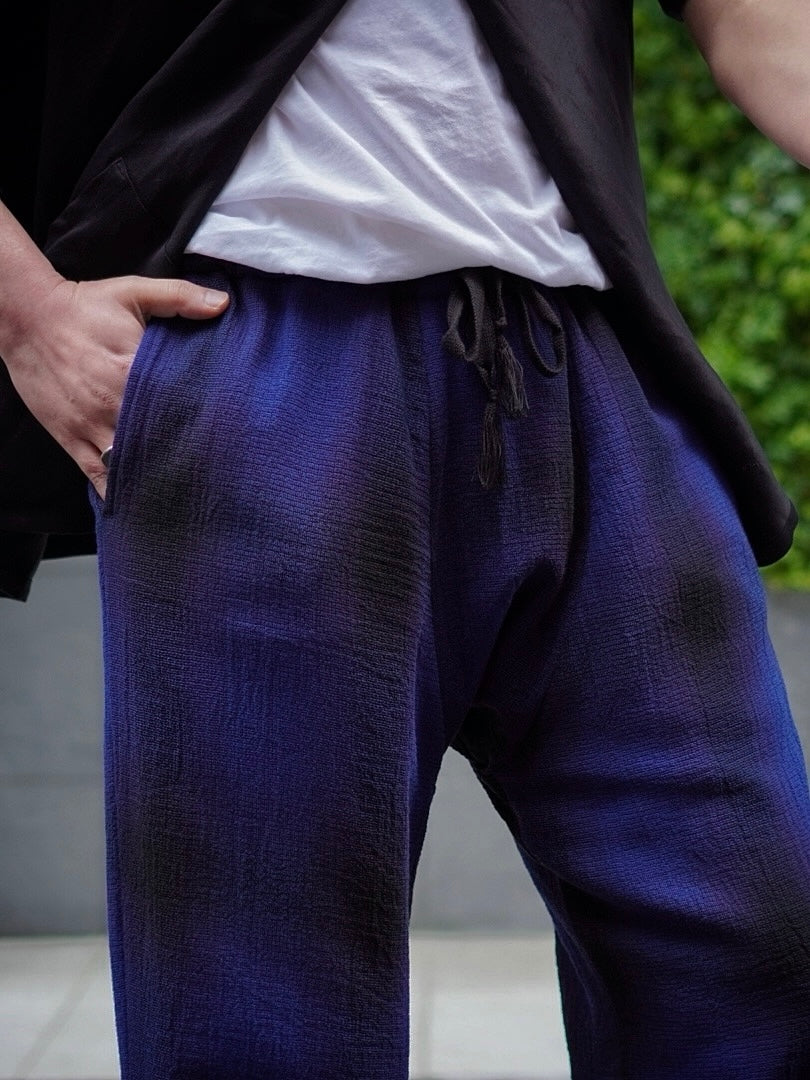 REVERSIBLE SAROUEL BAGGY PANTS