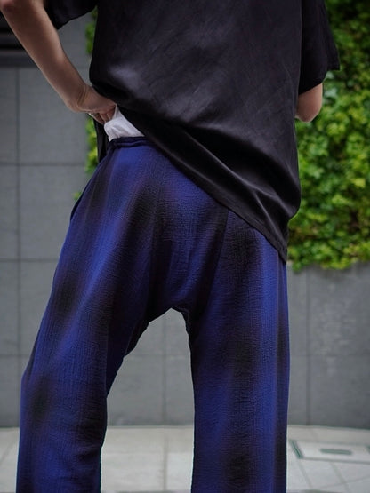 REVERSIBLE SAROUEL BAGGY PANTS