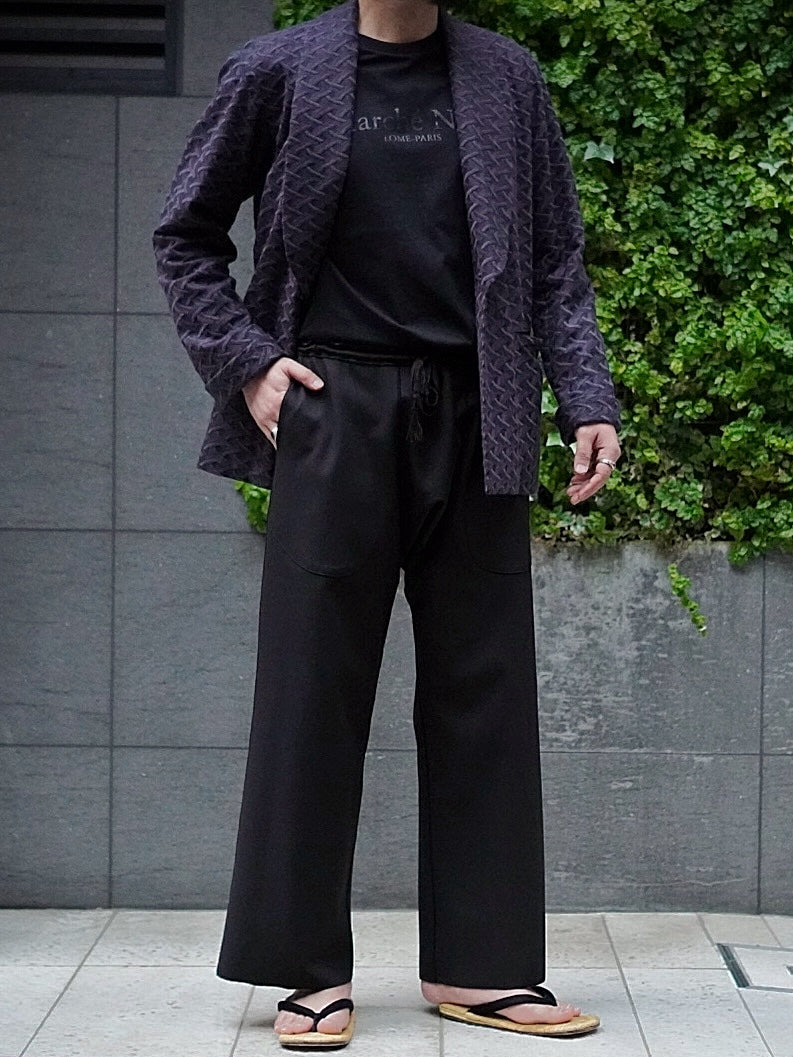 SOFT SEAM REVERSIBLE SAROUEL BAGGY PANTS