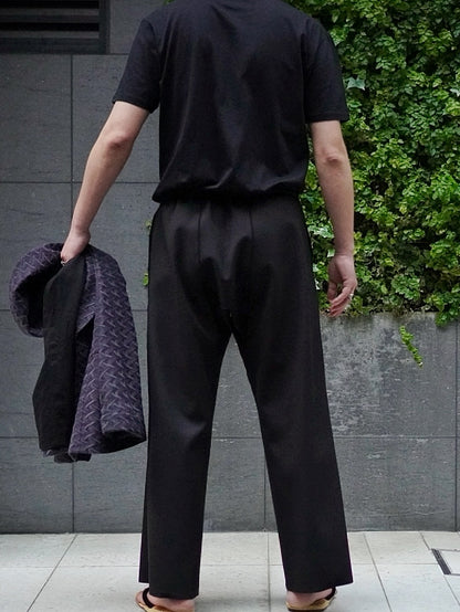 SOFT SEAM REVERSIBLE SAROUEL BAGGY PANTS