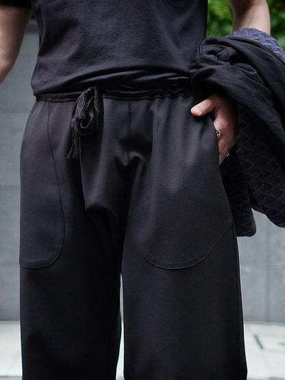SOFT SEAM REVERSIBLE SAROUEL BAGGY PANTS