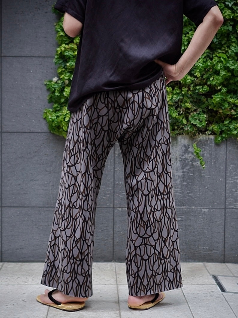 SOFT SEAM REVERSIBLE SAROUEL BAGGY PANTS