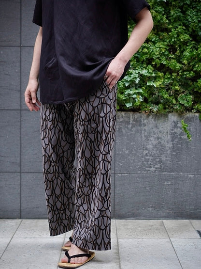 SOFT SEAM REVERSIBLE SAROUEL BAGGY PANTS